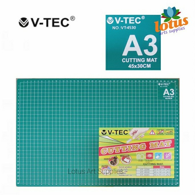 

Terlaris Vbn V-Tec Cutting Mat A3 / Papan Alas Potong
