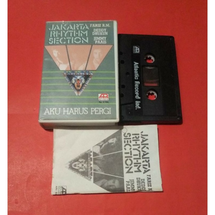 kaset pita JAKARTA - RHYTHM - SECTION / AKU HARUS PERGI .FARIZ R.M. & DEDDY DHUKUN & JIMMY PAAIS