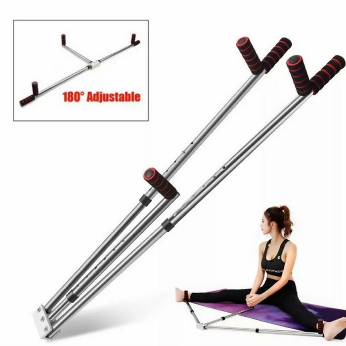 Terlaris Yoga 3 Bar Exercise Split Flexibility Leg Stretcher Training Machine