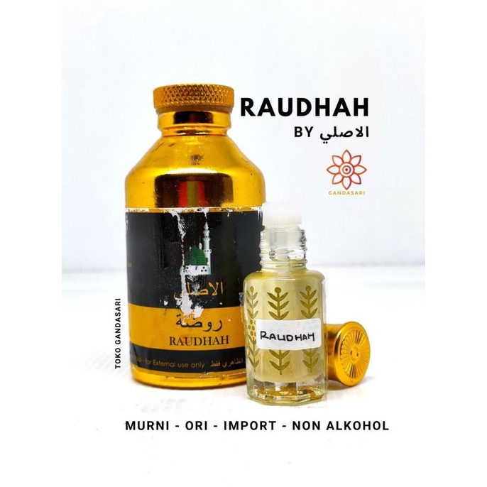 Bibit Parfum AL ASHLI asli RAUDHAH Roudoh Raudah IMPORT Non alkohol