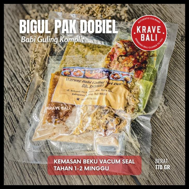 

BIGUL PAK DOBIEL BABI GULING BAGUL BALI ASLI 170GR KODE 821