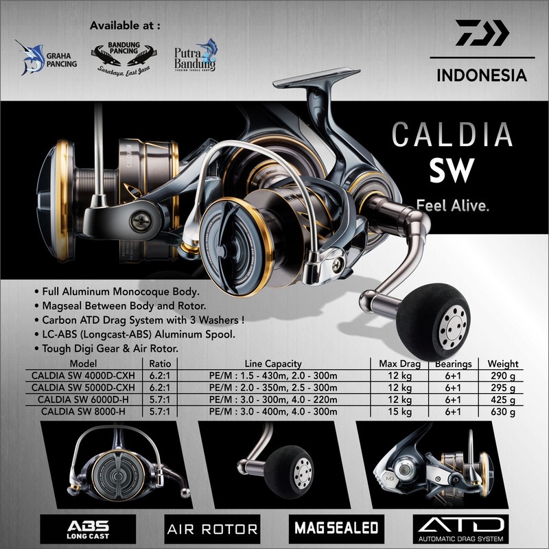 Reel Daiwa Caldia SW 5000