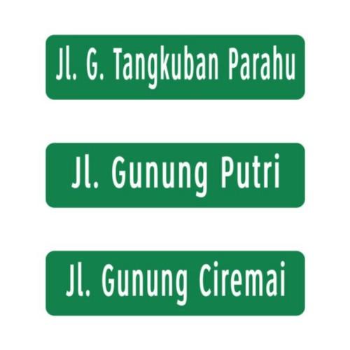 

Terlaris Rambu Nama Jalan Papan Nama Jalan 60Cm X 15Cm - Plat Alumunium