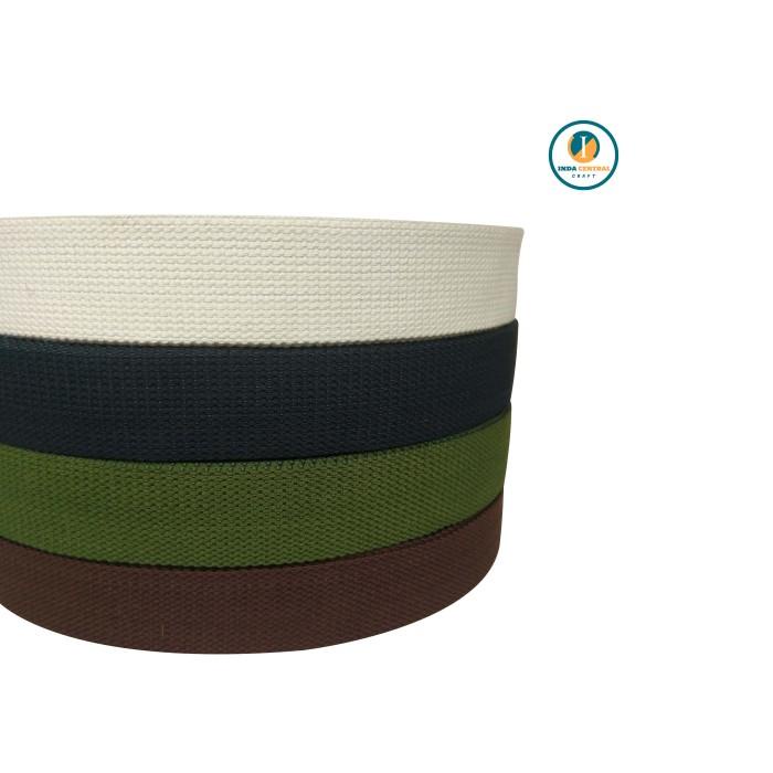 Terlaris Tali Webbing Bisban Tas Bahan Katun 3.8 Cm