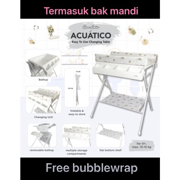 Terlaris Bak Mandi Bayi Baby Bath Tub Baby Tafel Cocolatte Acuatico 6990