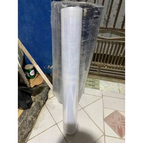 PLASTIK WRAPPING STRETCH FILM REPING WRAPING PLASTIC WRAP - 90cm / 5cm/10cm/15cm/30cm/50cm PLASTIK WRAPPING - STRETCH FILM BENING