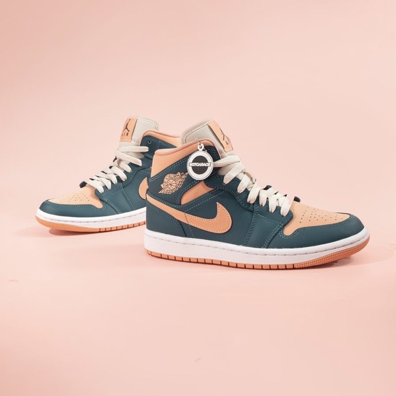 Air Jordan 1 Mid Dark Teal Green