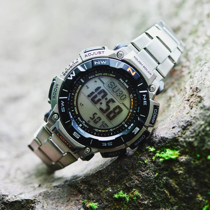 Promo Casio Protrek Prg-340T-7Dr Jam Tangan Pria Digital Titanium Prg340T Terbaru