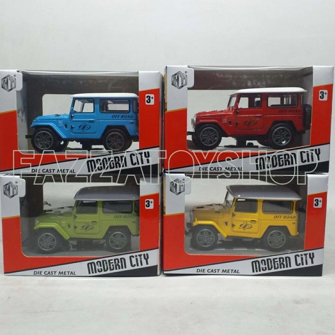 #####] mobil diecast jeep hardtop toyota lindcruiser