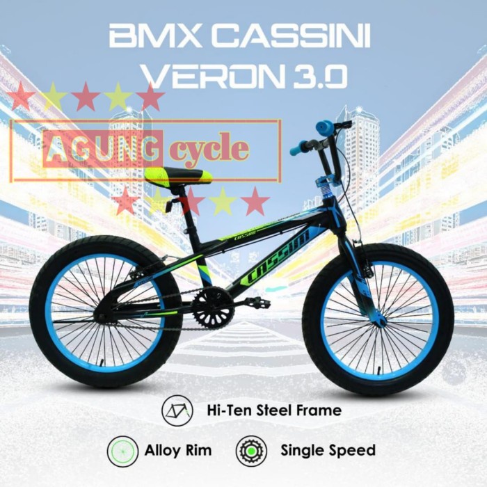 Terlaris Sepeda Bmx Trex Cassini 20 Inch Veron 3.0 Grab Gojek Instan
