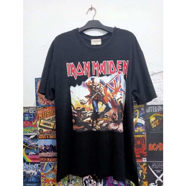 iron Maiden / kaos band second / kaos vintage