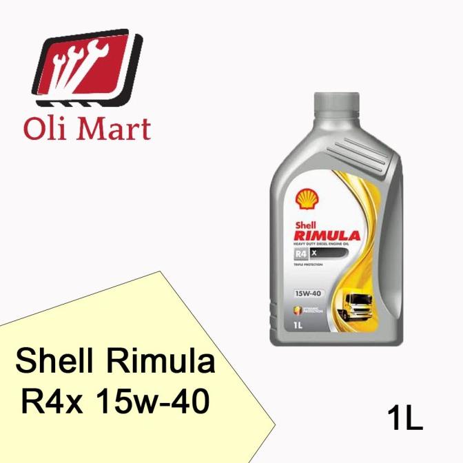 Oli Shell Rimula / Oli mesin diesel / Shell rimula R4X