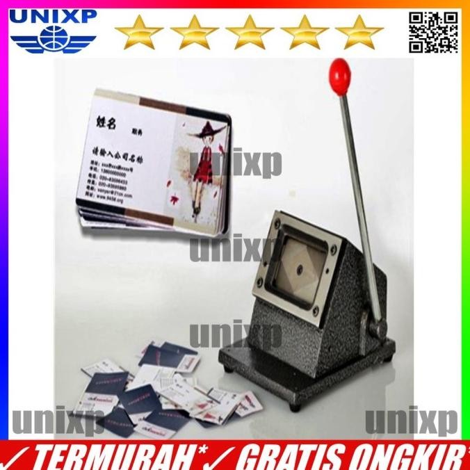 

Mesin Plong Id Card Die Cutter Cetak Pvc Id Card Pembolong Puncher
