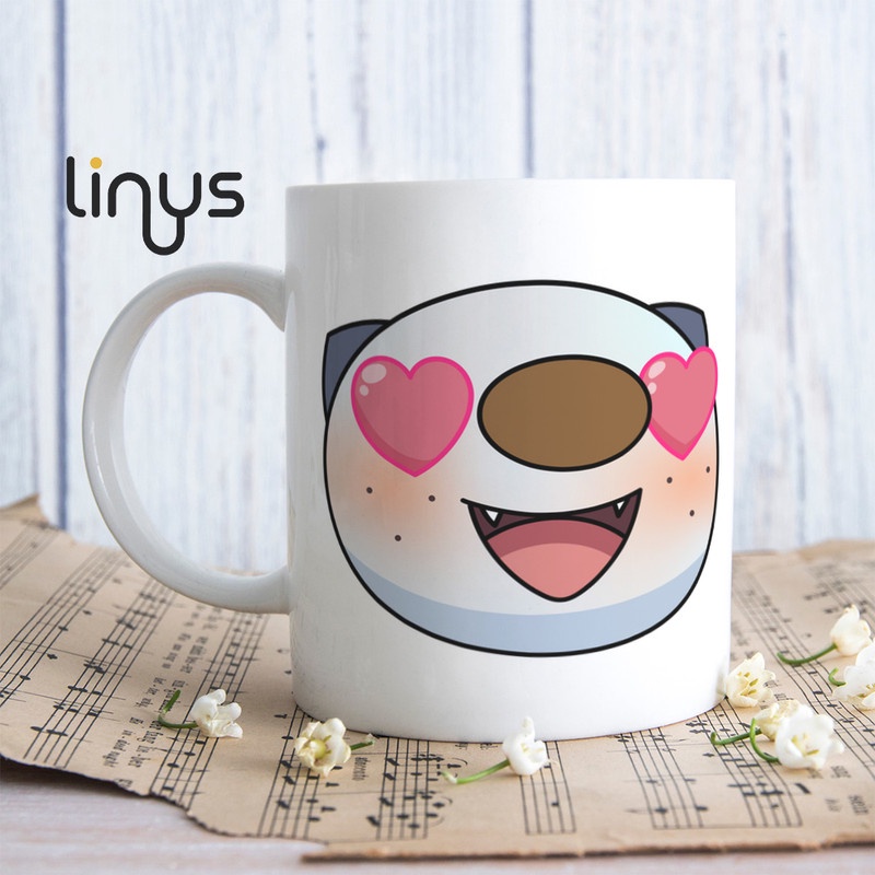 Mug gelas pokemon oshawott love