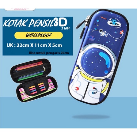 

Kotak Pensil Smiggle 3D Tempat Pensil Pencil Case Anak Anti Air