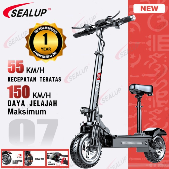 2022 skuter listrik dewasa scooter electric SEALUP Q7 Off-Road scooter