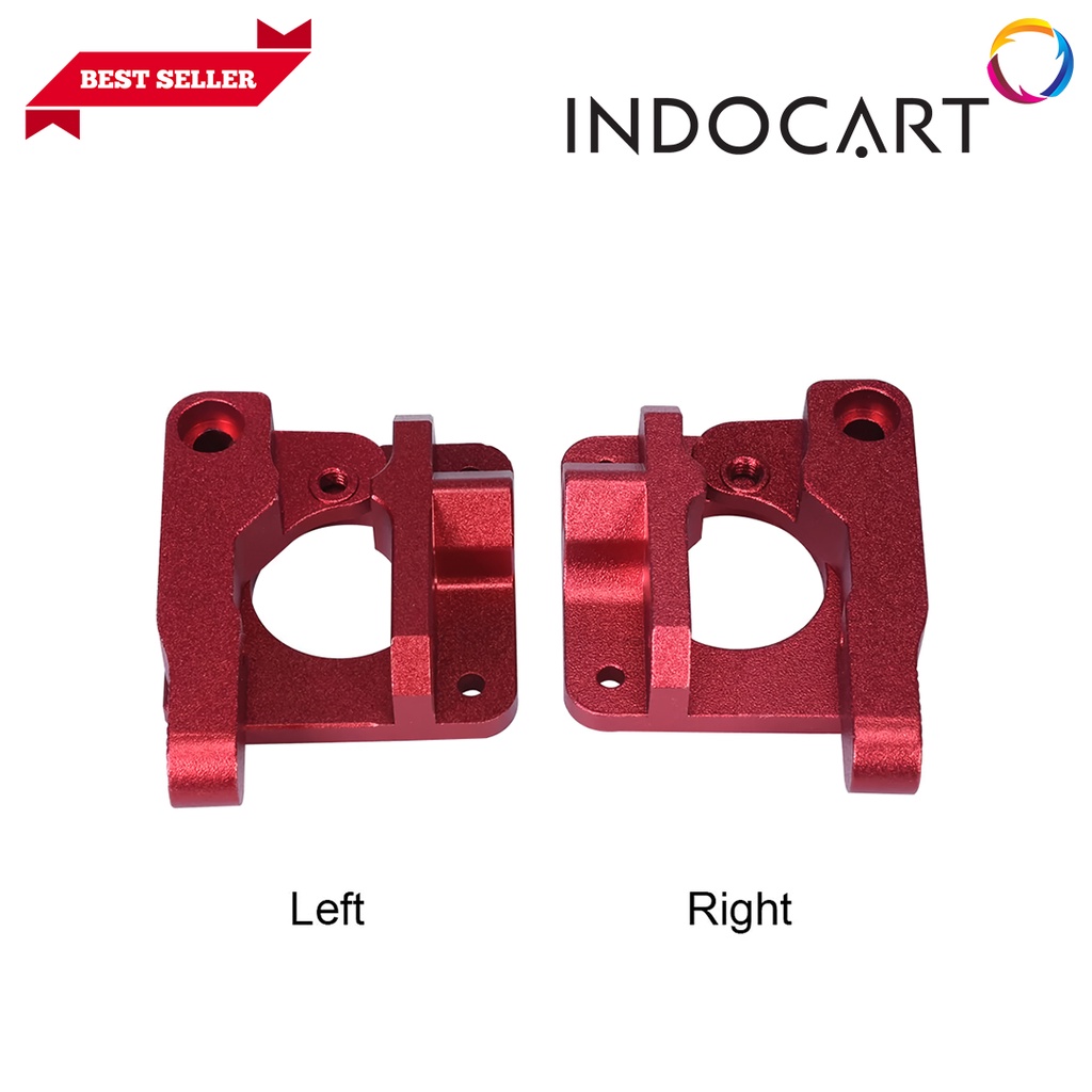 INDOCART 3D Printer Parts Extruder Kit All Metal Red BTT