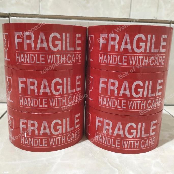 

HARGA DISKON Lakban Fragile 100 yard 2 inch murah grosir