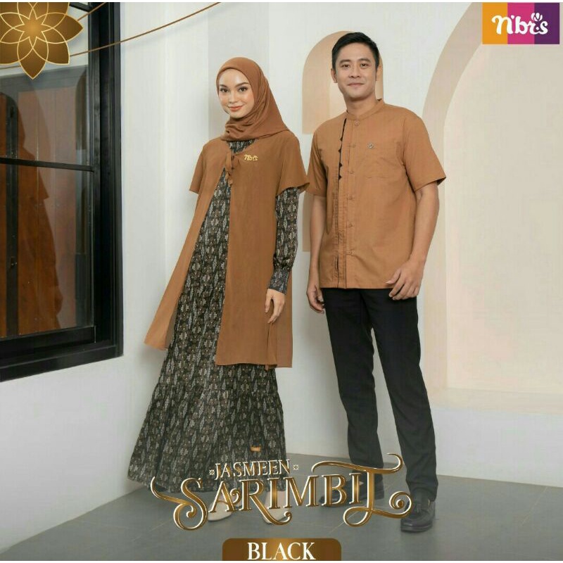 JASMEEN GAMIS SARIMBIT NIBRAS, JASMEEN KOKO SARIMBIT NIBRAS BLACK