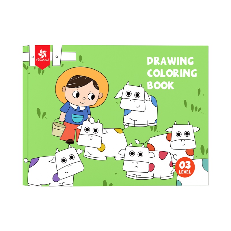 

Pinwheel Drawing coloring book-level 3-scene