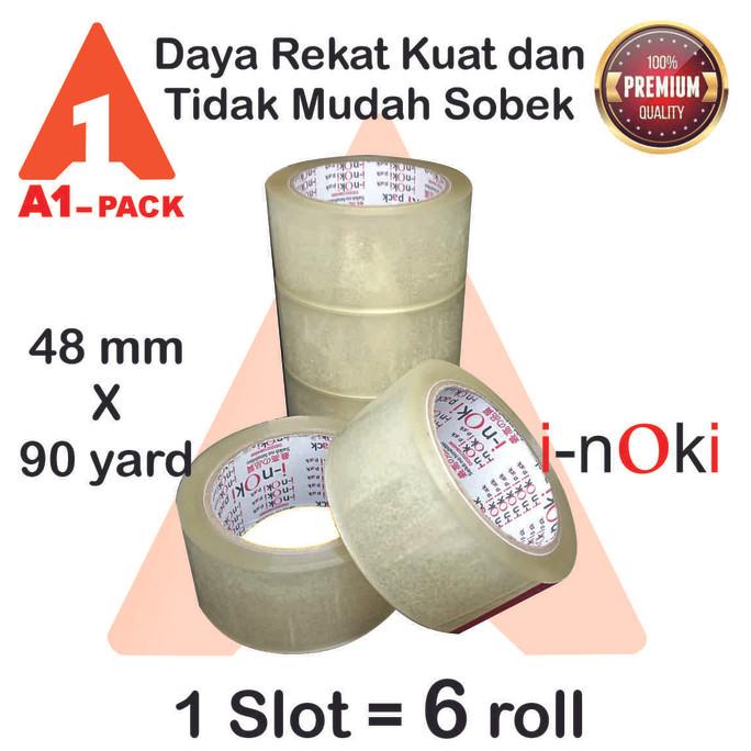 

HOT PROMO LAKBAN BENING ROLL / SLOT / BOX 48 MM X 90 YARD INOKI