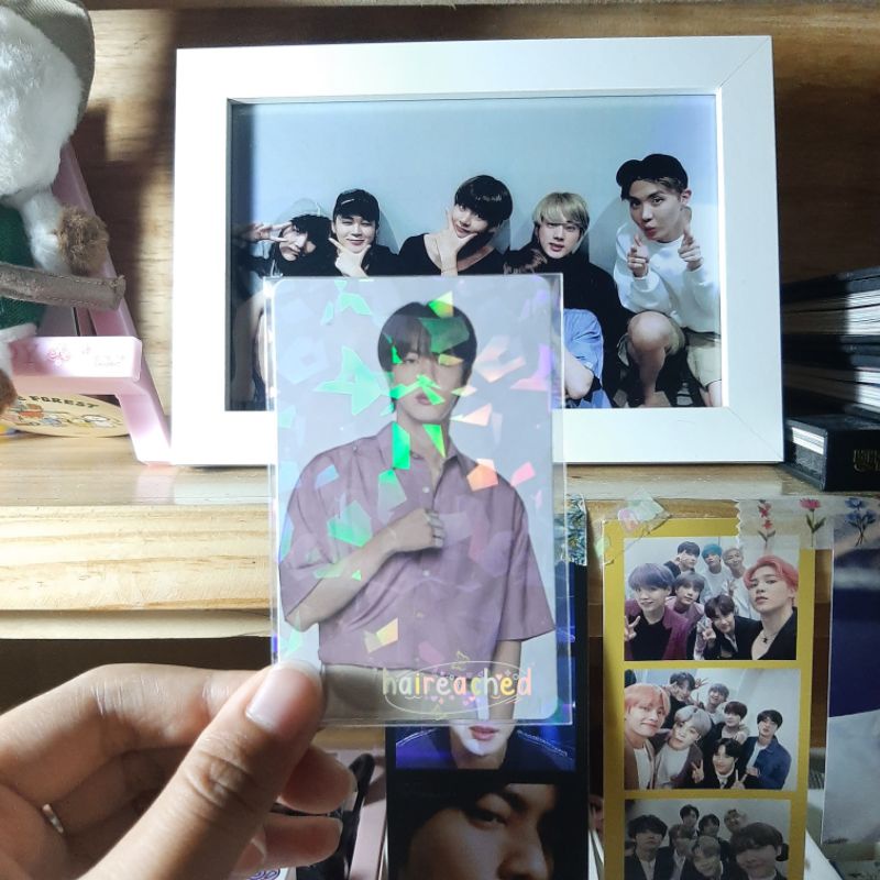 READY PC PHOTOCARD OFFICIAL BTS JIN CARD WALLET CAWAL KIM SEOKJIN