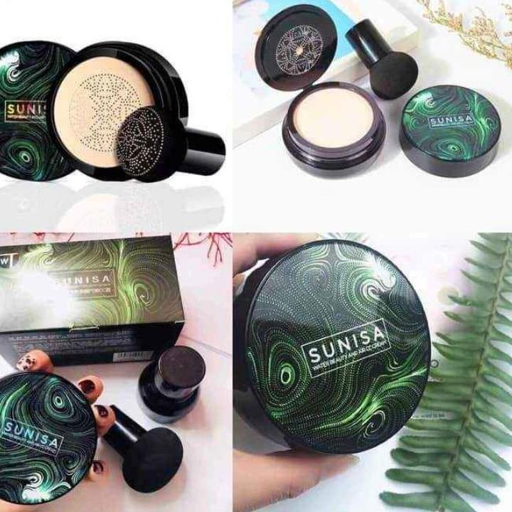Harga Max E9q4P(1 SET) SUNISA WATER BEAUTY & AIR PAD CC CREAM / BEDAK WAJAH SUNISA