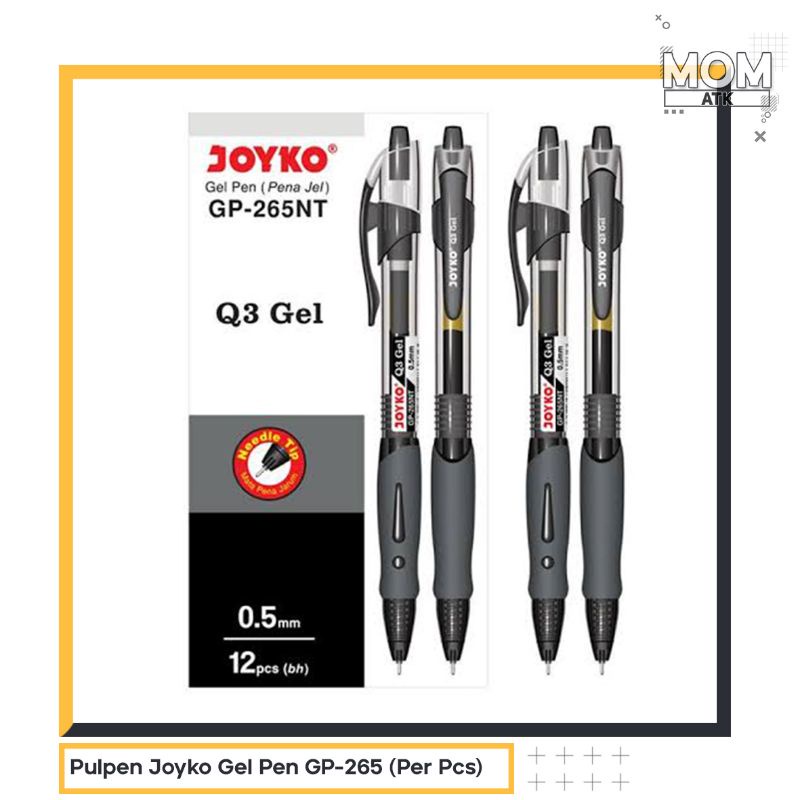 

Pulpen Joyko Gel Pen GP-265 Hitam 0.5mm