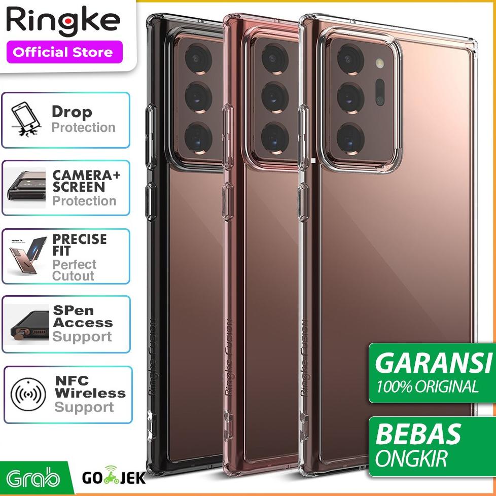 Original Ringke Fusion Case Samsung Galaxy Note 20 Ultra / Note 20 2020 - Soft Clear Casing Softcase Hp Pelindung Note20 Promo Best Seller
