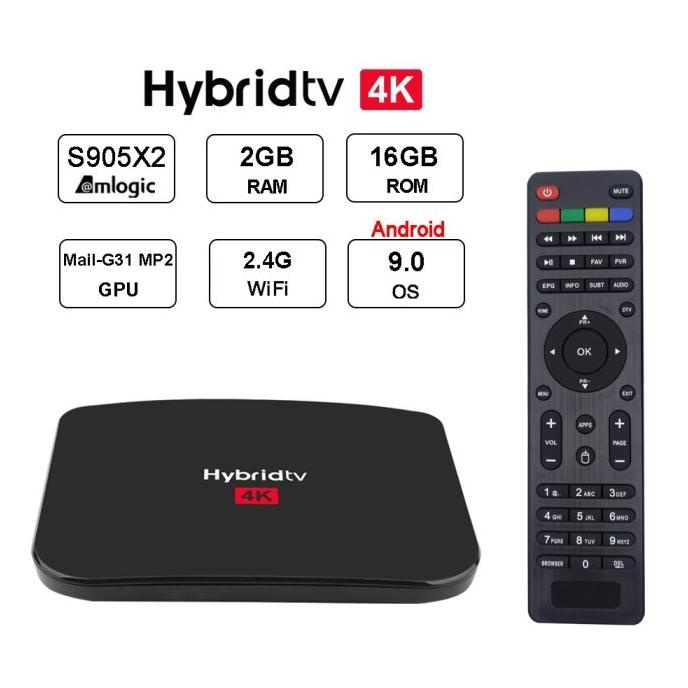 Hybrid Tv 4K Uhd - Stb Android Dvb-T2 Powerfull Tokojayamandiri32