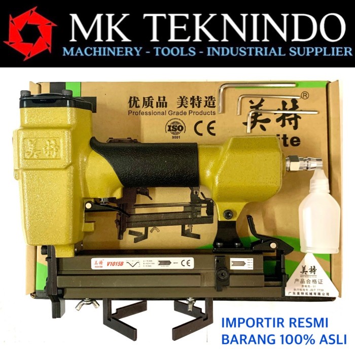 Terlaris Meite V1015 Mesin Paku Tembak V Nailer Sudut Bingkai Figura Frame V