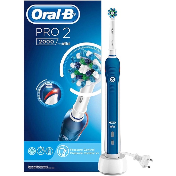 Braun Oral B Pro 2 2000 Sikat Gigi Elektrik