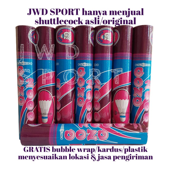 Shuttlecock Gong 2000 Biru Ungu - Kok Gong 2000