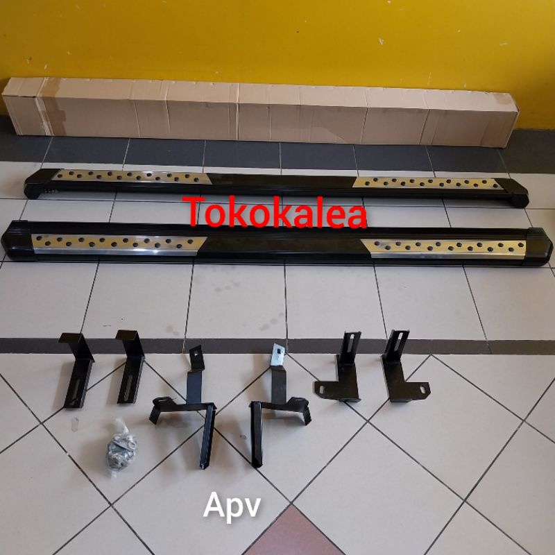 footstep injakan samping mobil suzuki apv lama motif bintik