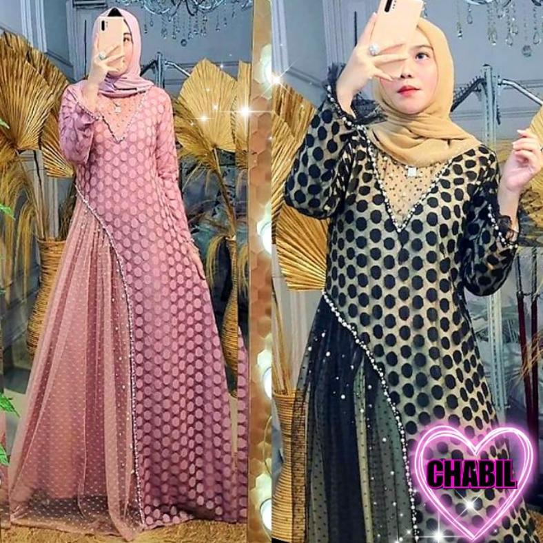 " NEW " DRESS BRUKAT MUTIARA OZIAS