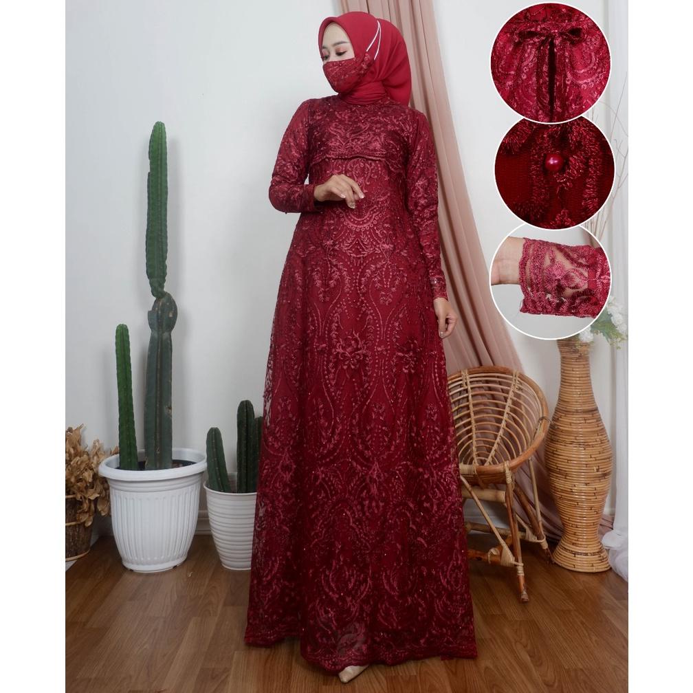 Gamis Brukat Terbaru| Gamis| Gamis Pesta| Gamis Kondangan| Gamis Tile| Gamis Brukat| Gamis Brokat| K