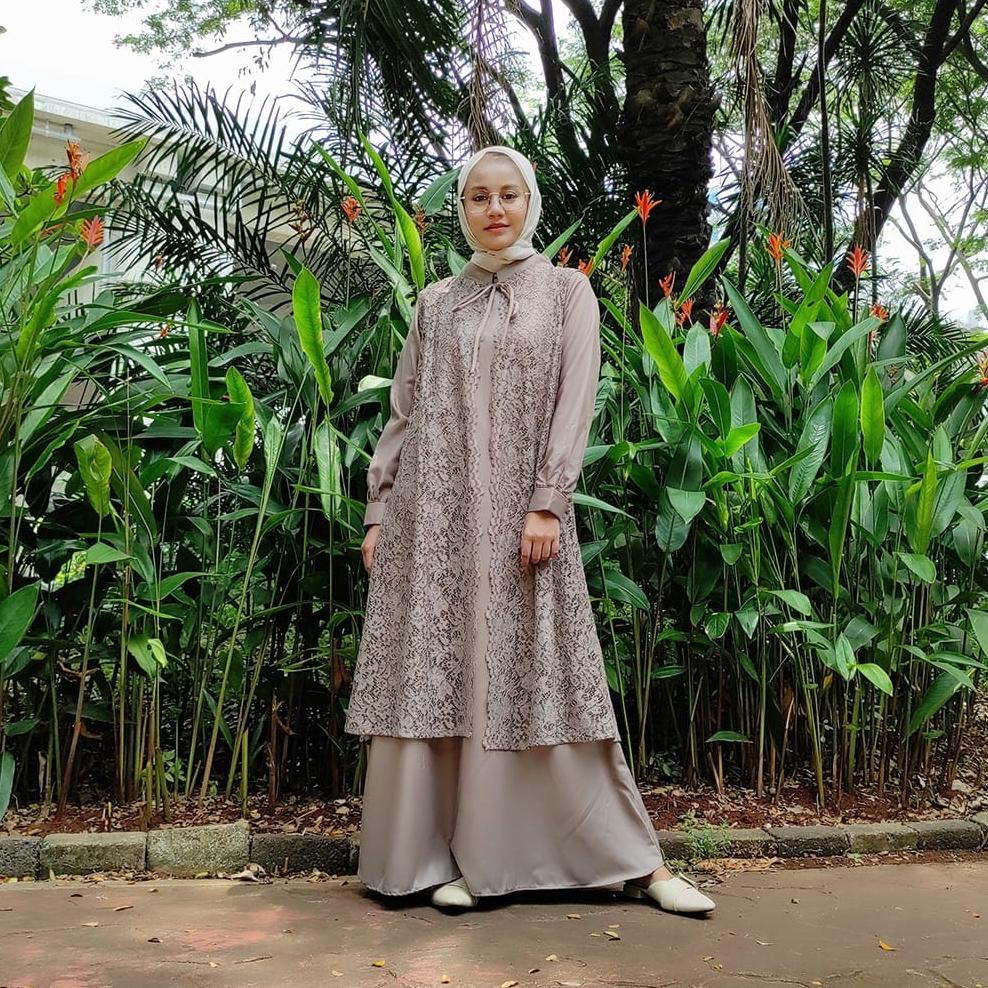 Gamis JUMBO Set Inner dan Outer 2 in 1 Brukat Mix Toyobo Gamis Party Premium Gamis Pesta Gamis Konda