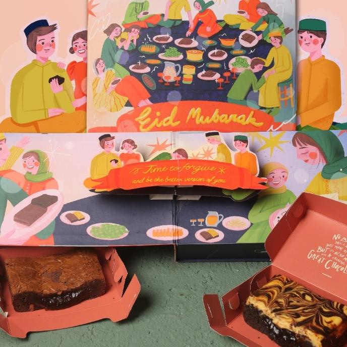 

Promo SAMEDAY ONLY Fudgybro Ramadhan Hampers Small Box Package