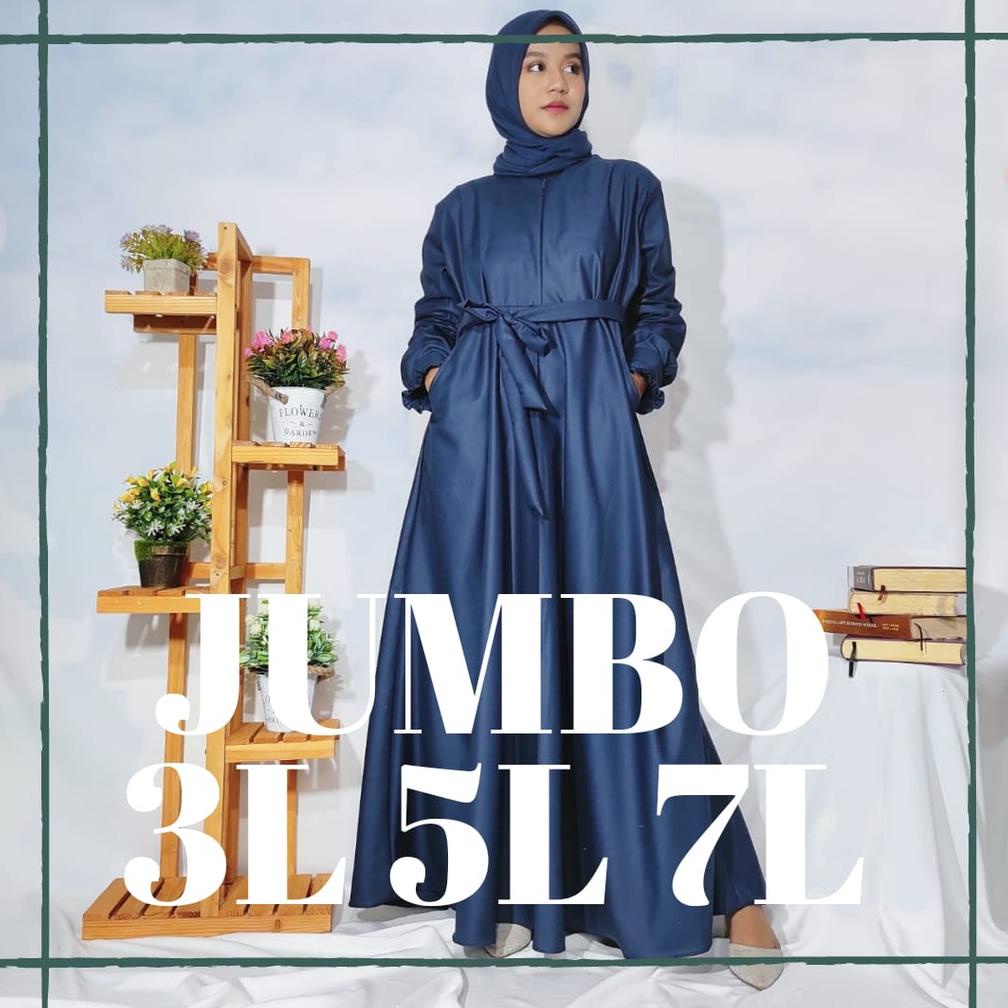 MAURA Maxi Dress JUMBO Gamis Toyobo Polos / Gamis Kondangan / Gamis Pesta / Gamis Busui / Gamis Jumb