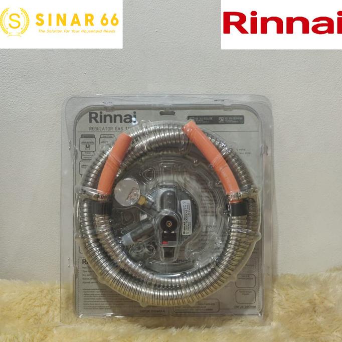 RINNAI GAS REGULATOR + SELANG PENGHEMAT GAS RG 622MS