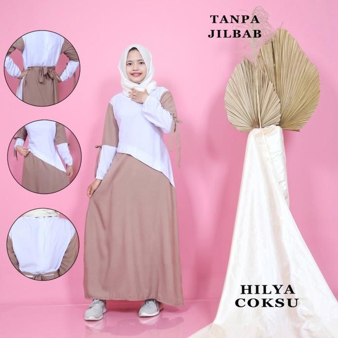 Faiya gamis anak perempuan remaja terbaru lebaran usia 13 -15 tahun