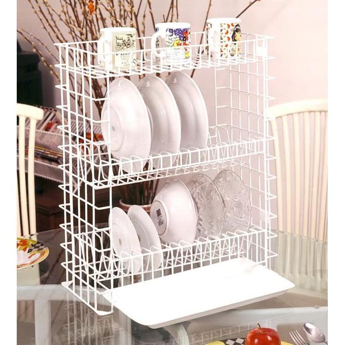 RAK PIRING TARIK 3 SUSUN + TATAKAN MODELIN KITCHEN SET BAWAH