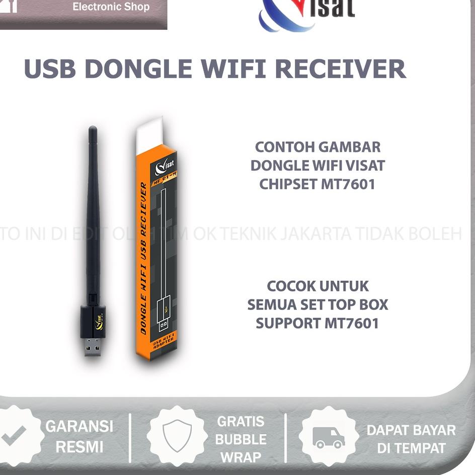 Hadir OTJ [ COD ] + [ GRATIS ONGKIR ] Usb Wifi Wireless Adapter 150 Mbps Usb Dongle Wifi Visat MT 76