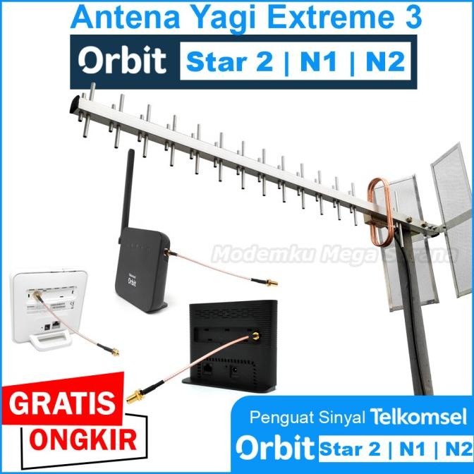 Antena Orbit Star Huawei B311 | Modem Router Orbit Star 2 B312 Yagi 3 div01