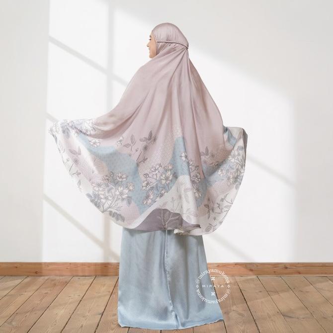 Mukena Travel Printing Miraya Moorland Pink