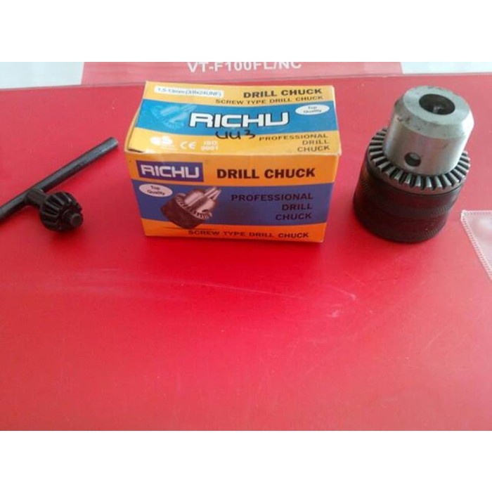 RICHU Drill Chuck - penganti Kepala Bor 13mm untuk mesin bor 10mm
