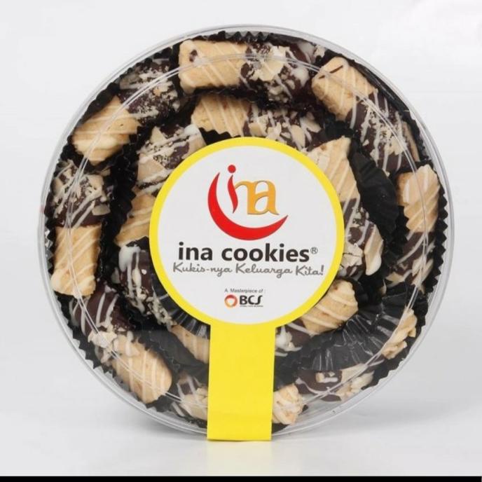 

ina cookies reguler Almond Cheese Coklat