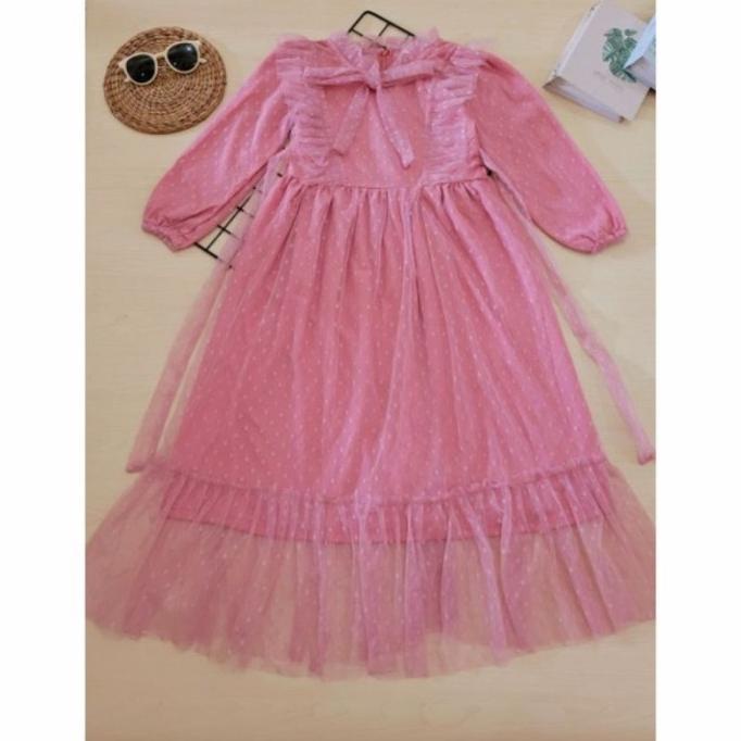 GAMIS TUTU ANAK PEREMPUAN/GAMIS TILE ANAK/GAMIS ANAK TILE DOTY