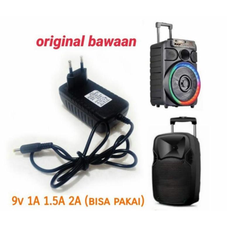 Trendy universal charger casan speaker meeting advance aiwa adaptor 9v 9 volt 1A 1.5A 2A original as