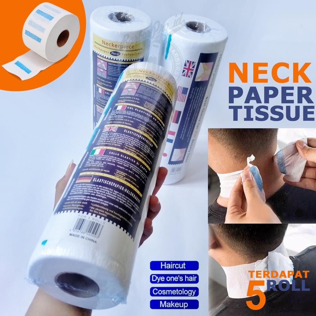 ( Bisa Cod ) Tissue leher barber neck paper neck tissue barber tisu leher barber Tisu Barber Neck Ru